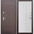 Дверь металлическая "Isoterma 11 см", Металл Медный антик / МДФ Астана милки, 860 мм, левая
