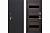 Дверь металлическая "Гарда 7,5 см", Металл Черный муар / МДФ Темный кипарис (Царга), 960 мм, левая