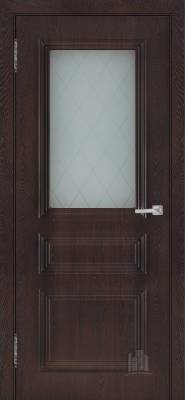 Дверь межкомнатная ПВХ "Римини" ДО, 80х200 см, цвет черный венге