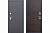 Дверь металлическая "Гарда 8 мм", Металл Черный муар / МДФ Венге, 860 мм, левая