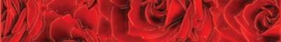 Фриз "Пристиж" Роза, 54х350х8 мм, цвет красный