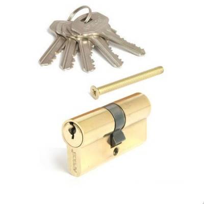 Цилиндровый механизм Apecs SC-60-Z-G, ключ/ключ, цвет G золото