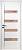 Дверь межкомнатная Diford "140" ДГ, 80х200 см, цвет белый матовый п.п.,Канадский дуб пацифик