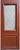 Дверь межкомнатная ПВХ "Шервуд" ДО, 80х200 см, цвет итальянский орех