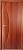 Дверь межкомнатная Ламинированная "Луна-С" ДГ, 60х200 см, цвет итальянский орех