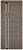 Дверь межкомнатная Diford "Виктория" ДО, 60х200 см, стекло "sat", цвет неаполь грей поперечный ПВХ