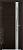 Дверь межкомнатная Diford "Маркиз" ДО, 90х200 см, цвет орех темный поперечный ПВХ
