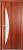 Дверь межкомнатная Ламинированная "Луна-С" ДОФ, 60х200 см, цвет итальянский орех