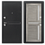 Дверь металлическая "Тесла/Александрия", Мет Букле син(Lazer1-квадрат)/МДФ Клен канадский (Царга-5), 960 мм,левая(УС)