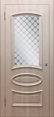 Дверь межкомнатная ПВХ "Ровито" ДО, 80х200 см, цвет крем
