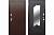 Дверь металлическая "Ампир", Металл Медный антик / МДФ Венге, 860 мм, правая
