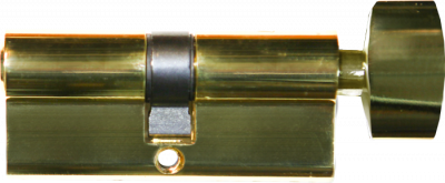 Цилиндровый механизм Medio 1К 35х35 70 мм, ключ/фиксатор, цвет РВ золото