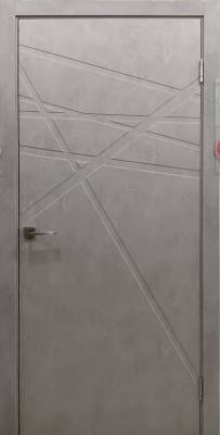 Дверь межкомнатная Diford "015" ДГ, цвет бетон серый (800х2000)