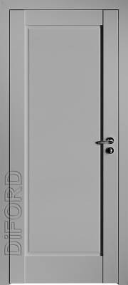 Дверь межкомнатная Diford "242" ДГ, 90х200 см, цвет светло-серый полипропилен