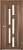 Дверь межкомнатная ПВХ "Стиль 15" ДО, 90х200 см, цвет орех 