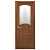 Дверь межкомнатная ПВХ "Ровито" ДО, 80х200 см, цвет итальянский орех