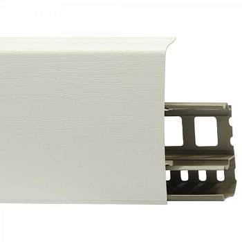 plintus-napolnyy-pvh-s-montazhnoy-plankoy-line-plast-ls001-belyy-2200h85h21-mm