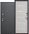 Дверь металлическая "Термо", Металл Букле Черный / МДФ Лиственница бел (Царга) , 860 мм правая