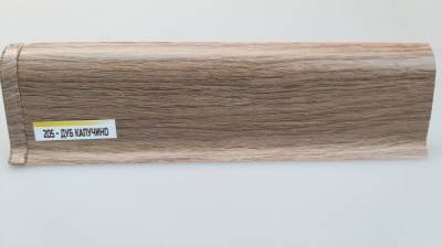 Плинтус напольный Идеал "Классик", цвет 205 "Дуб капучино", высота 55 мм, длина 2,2 м