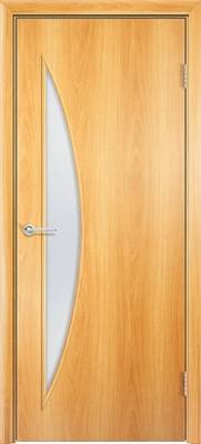 Дверь межкомнатная Ламинированная "Луна" ДО, 80х200 см, цвет миланский орех