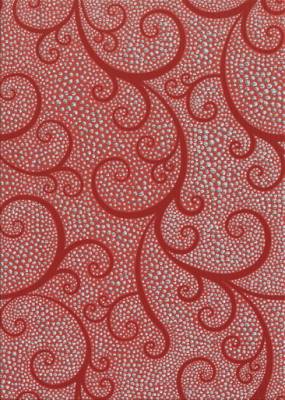 Декор "Капри жемчуг", 250х350х8 мм, цвет красный