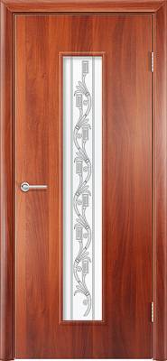 Дверь межкомнатная Ламинированная "Тифани-2" ДОФ, 90х200 см, цвет венге